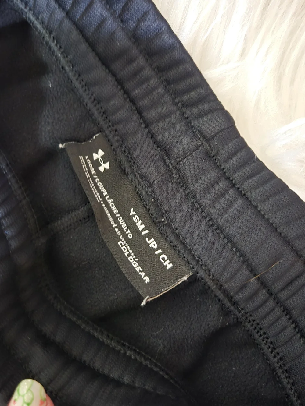 Under Armour Black Joggers with Gray Logo Accent